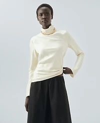 Mango Women's Long Flared Skirt