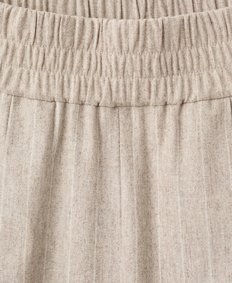 Mango Women's Pinstripe Wool Suit Pants