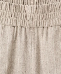 Mango Women's Pinstripe Wool Suit Pants