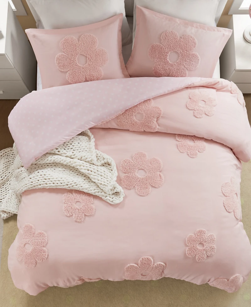Intelligent Design Gracie Floral Reversible 3-Pc. Duvet Cover Set, Full/Queen
