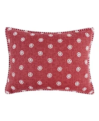 Levtex Angelica Embroidered Decorative Pillow, 14" x 18"