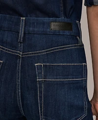 Donna Karan Weekend Women's High Rise Wide Leg Jeans