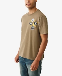 True Religion Men's Embroidered Short-Sleeve T-Shirt