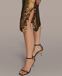 Donna Karan New York Women's Sequin Detail Dress
