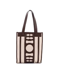Pre-Owned HERMA‰S Petit H Dream Catcher Tote Toile and Leather