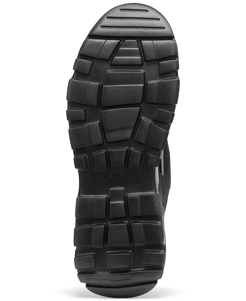 Karl Lagerfeld Paris Men's Patent Detail Round Toe Runner Shoes