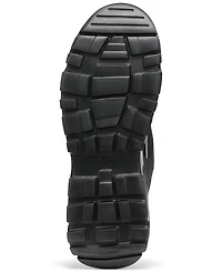 Karl Lagerfeld Paris Men's Patent Detail Round Toe Runner Shoes