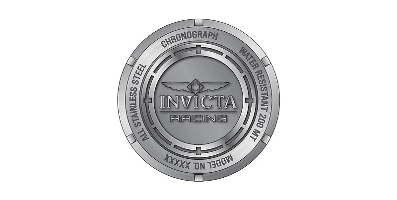 Invicta Men's 48317 Invicta Racing Quartz Chronograph Gold, Silver, Black Dial Watch