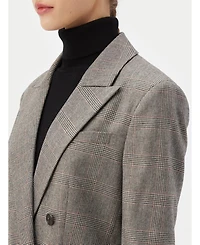 Gobi Cashmere Women's Double-Breasted Cashmere Blazer