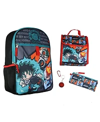 My Hero Academia Backpack Deku Shoto Bakugo Kawaii Chibi 5 Piece Set School Bag