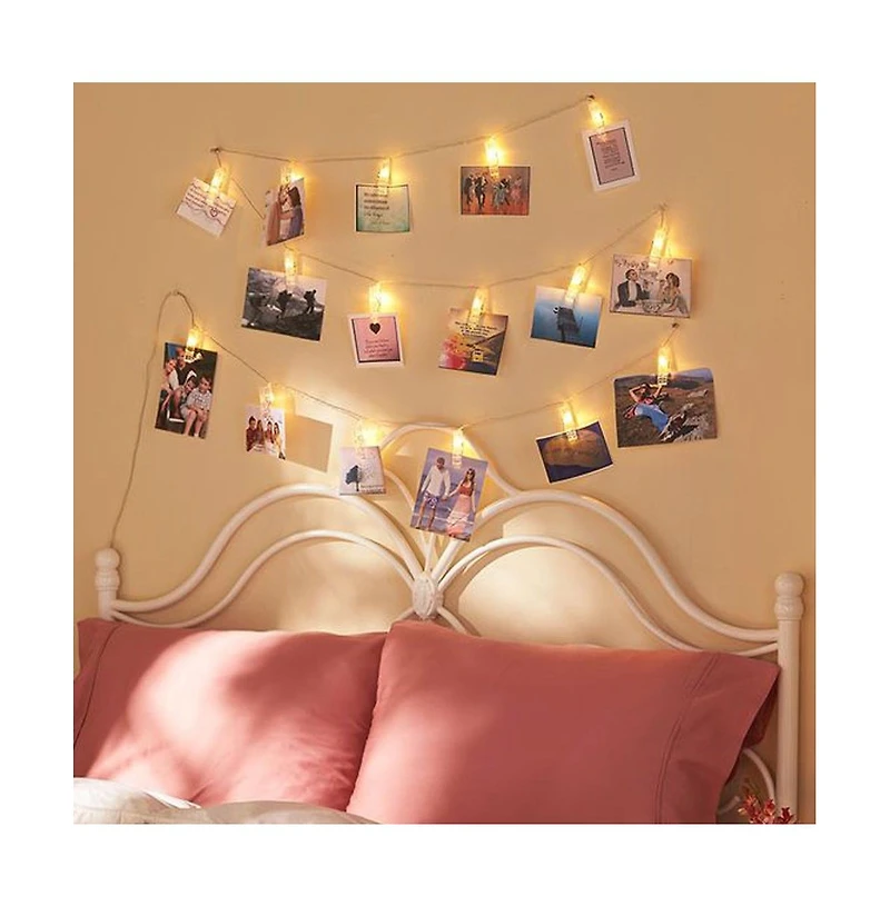 Twinkle Star Led Photo Clips String Lights Battery Operated Fairy Lights