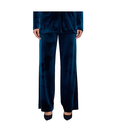 Lily and Lionel London Women's Valerie Straight Leg Velvet Trouser