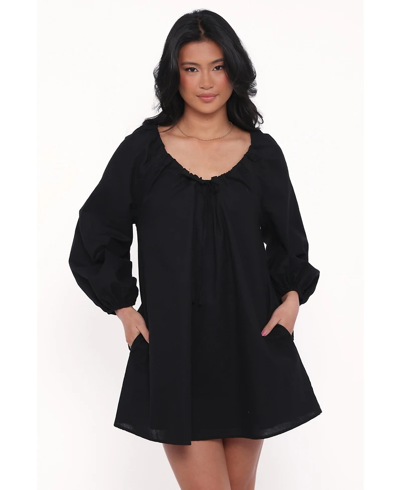 Petal and Pup Women's Walker Smock Mini Dress