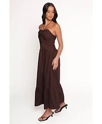 Petal and Pup Women's Soleila Halter Maxi Dress
