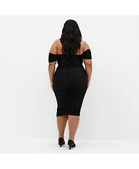 City Chic Women's Jazmin Ruched Dress