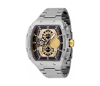 Invicta Men's 49065 Invicta Racing Quartz Multifunction Gold, Black Dial Watch