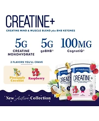 Vitauthority Us Vita Creatine + Pineapple Coconut 394g Round Tub (60 srv)