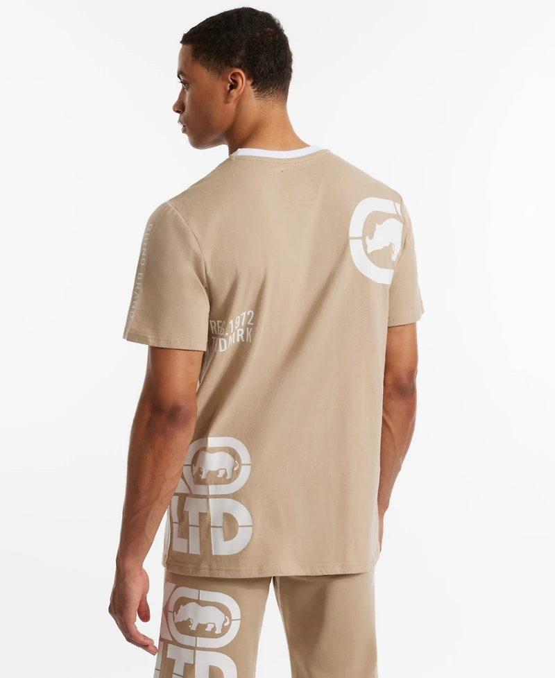 Ecko Unltd Men's Tackled Short Sleeve Knit T-Shirt