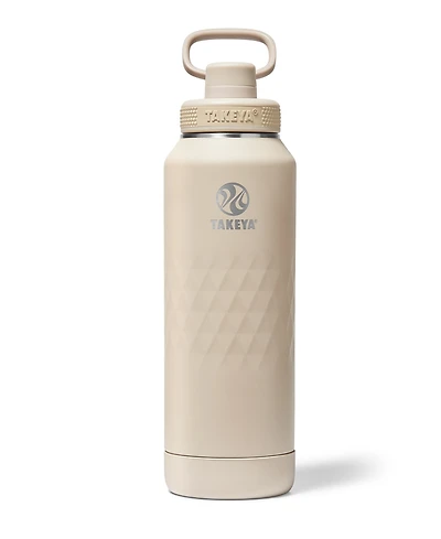 Takeya Sport 40 oz. Triple-Insulated Water Bottle with Spout Lid