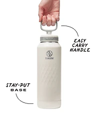 Takeya Sport 40 oz. Triple-Insulated Water Bottle with Straw Lid