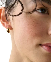 kate spade new york Cubic Zirconia Round Huggies Earrings