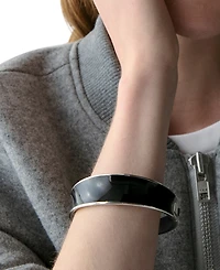 kate spade new york Cubic Zirconia Bangle Bracelet (also Silver-Tone)