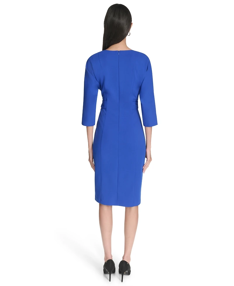 Halston Women's V-Neck Mini Dress