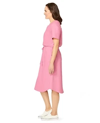 Woman Within Women's Curved Hem Dress