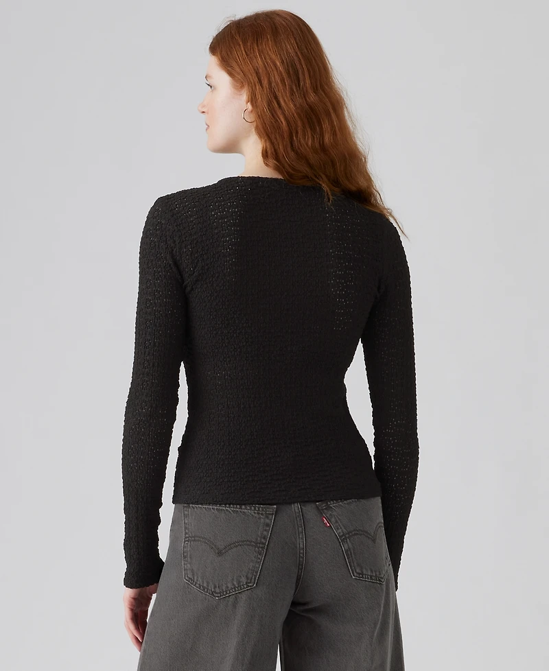 Levi's Women's Anika Crewneck Long Sleeve Top