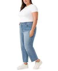 Seven7 Plus Vintage Straight Ankle Jeans