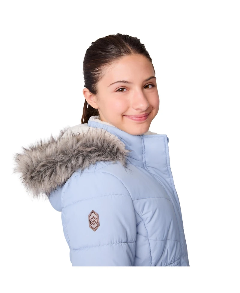 Free Country Girls' Long Bib Puffer Jacket