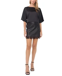 Vince Camuto Women's Boat Neck 3/4-Sleeve Top