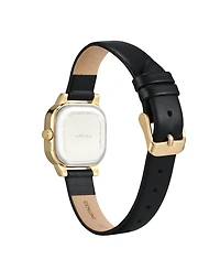 Ettika Classic Square Gold Plated Leather Watch