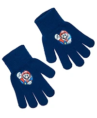 Super Mario Boys 2-Piece Hat and Gloves Set