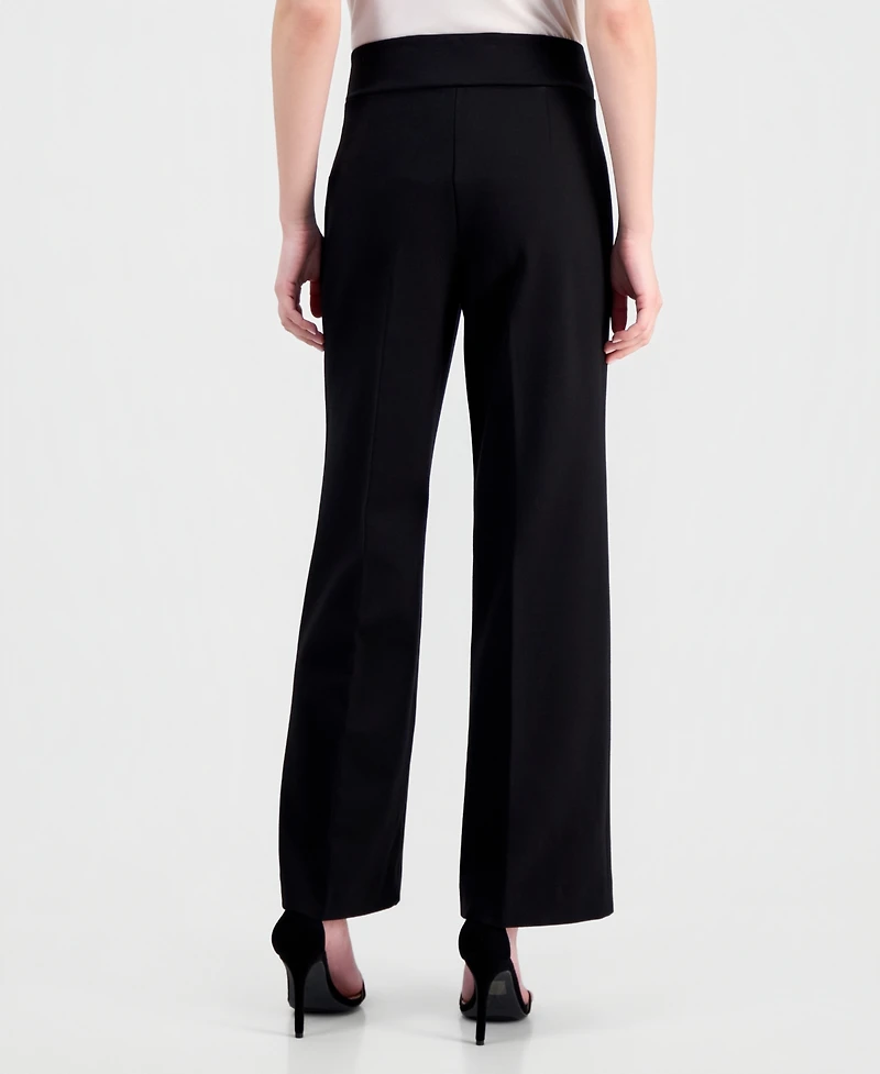 Anne Klein Women's Pull-On Wide-Leg Pants