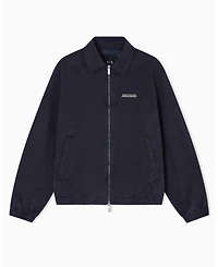 A|X Armani Exchange Men's Washed Graphic Coat