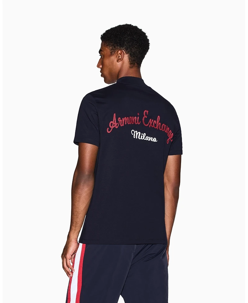 A|X Armani Exchange Men's Multi Badge Logo T-Shirt