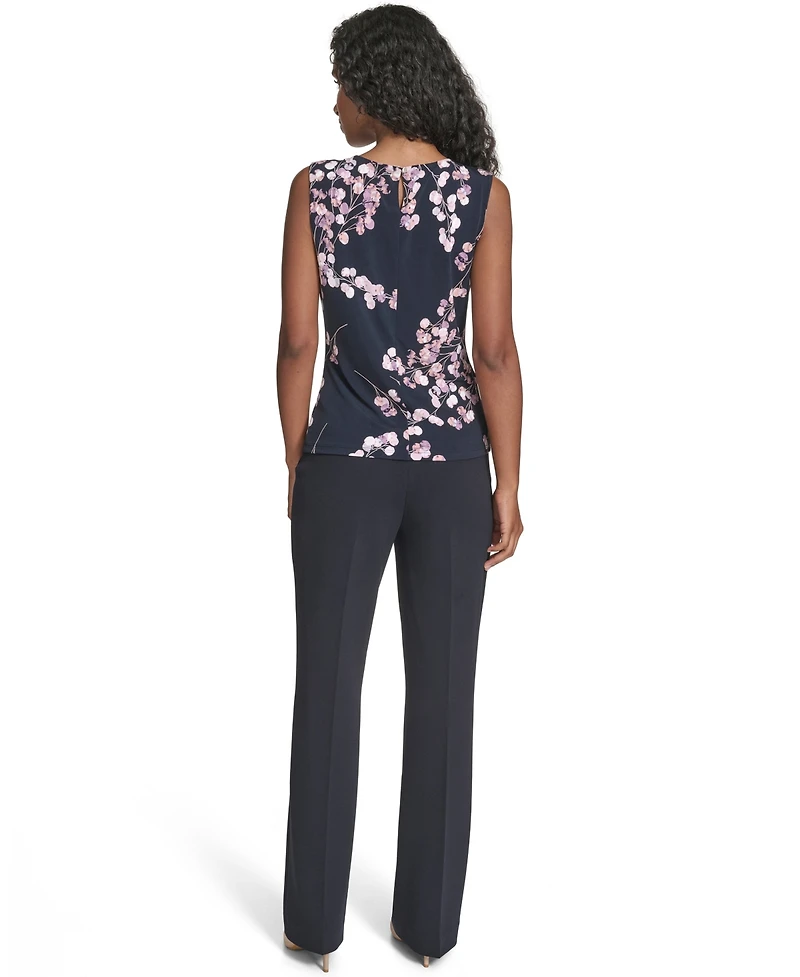 Calvin Klein Petite Printed Sleeveless Top