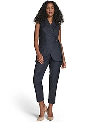 Calvin Klein Women's Windowpane Vest Jacket