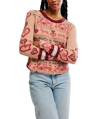 Free People Women's Blissful Layering Long-Sleeve Pull-On Top