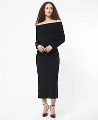 French Connection Women's Emilia Long-Sleeve Dress