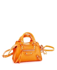 Pre-Owned Balenciaga Nano Neo Classic City Bag Embossed Leather