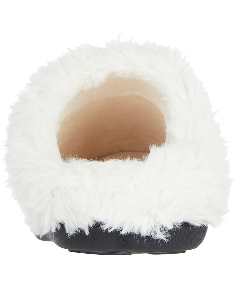 Isotoner Signature Women's Quilted Chevron Velour Slippers