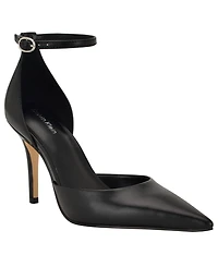 Calvin Klein Women's Olettia Ankle Strap Stiletto Pumps