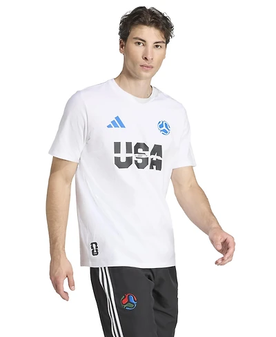 adidas Men's Usa Crewneck Short-Sleeve T-Shirt