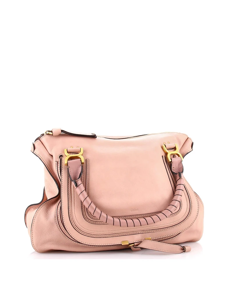 Pre-Owned Chloe Large Marcie Shoulder Bag Leather
