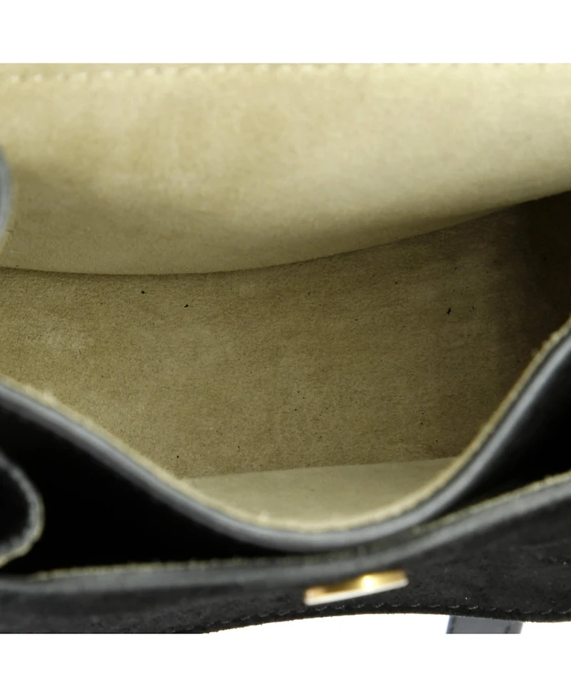 Pre-Owned Chloe Mini Hudson Handbag Whipstitch Suede