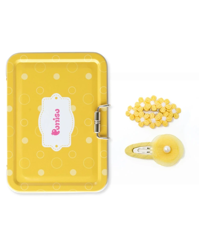 Puttisu Girls 2pc Hair Clip Set - Tulle Bloom Petals