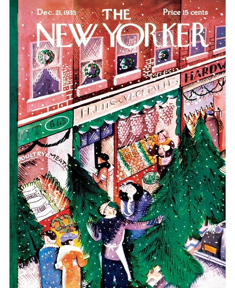 New York Puzzle Company Evergreen Corner 1000 Piece Puzzle