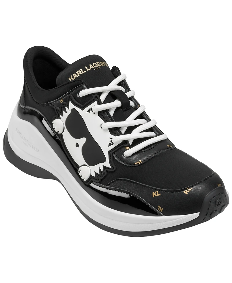 Karl Lagerfeld Paris Women's Coty Lace Up Sneakers